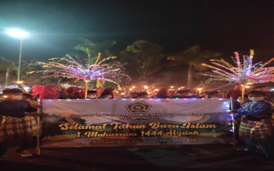 MIS MU Kawal Ikut Meriahkan Pawai Obor Sambut 1 Muharram 144 H