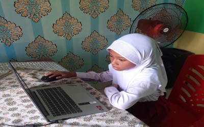 Para Peserta KSM Mengikuti Simulasi KSM Sebelum Bertanding