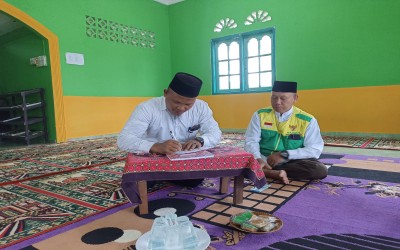 Baznas Kabupaten Bintan Salurkan Bantuan Pembangunan Teras Musala