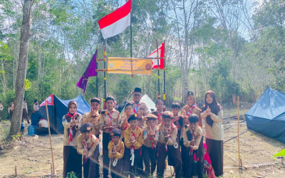 Antusias Peserta Ikuti Kemah Besar Pramuka